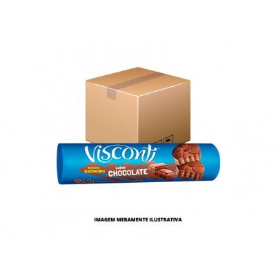 BISCOITO RECHEADO CHOCOLATE VISCONTI 1X64X125G